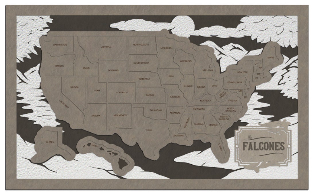 Lake Travel Map