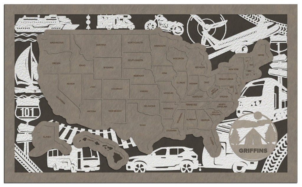 Transportation Travel Map