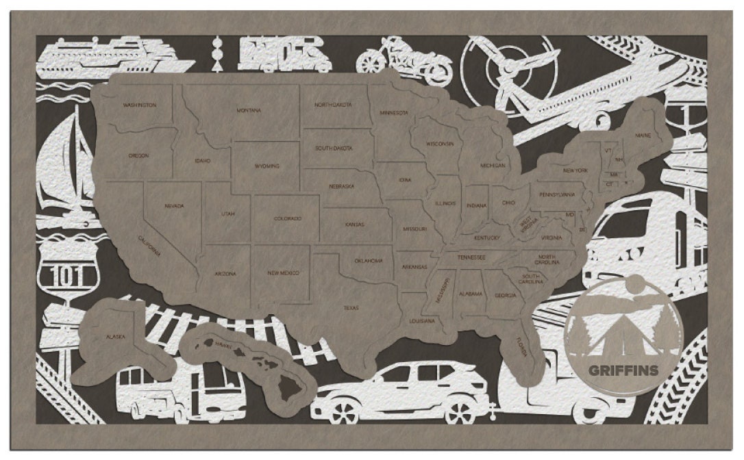 Transportation Travel Map