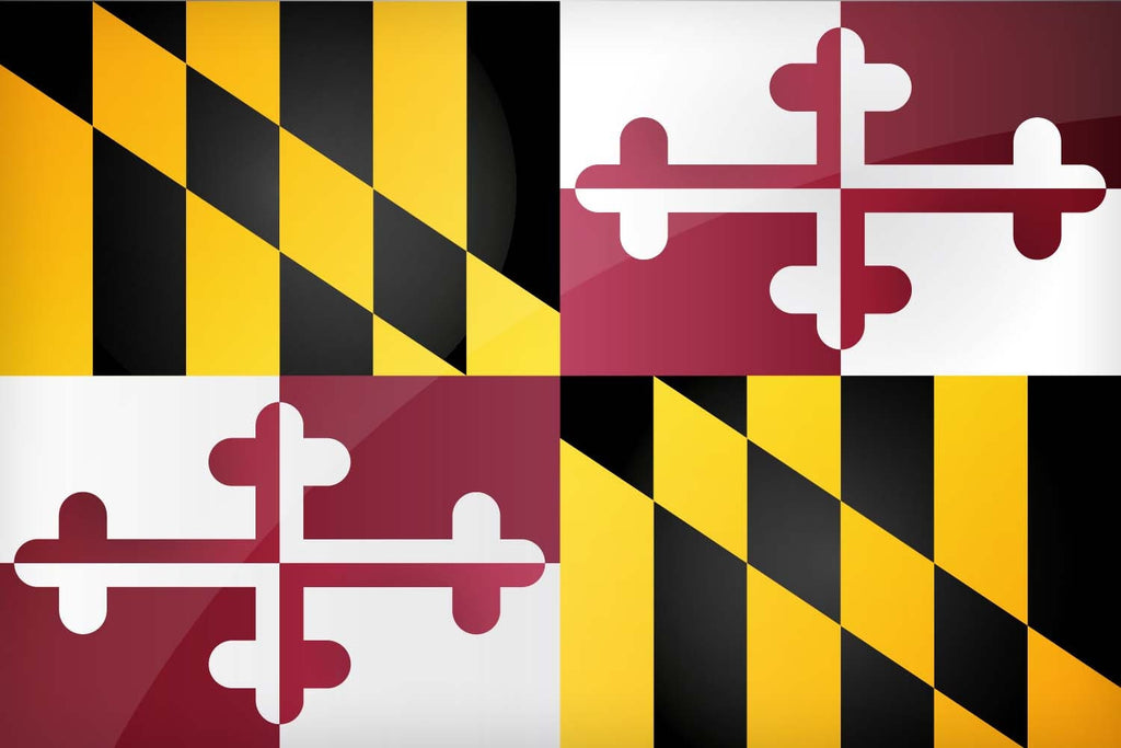 Maryland State Flag Pen Blank