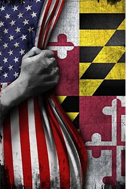 Maryland State Flag Pen Blank