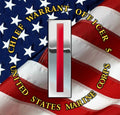 US Marine Master Chief Warrant Officer 5 on Flag