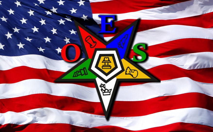 Order of Eastern Star on US Flag