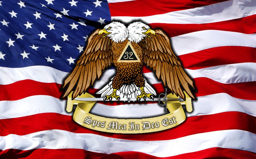 Scottish Rite on US Flag