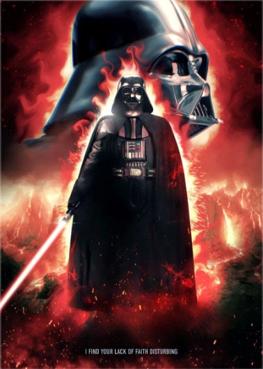 Star Wars - Darth Vader Tube in Blanks