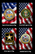 US Army on Flag Pen Blank