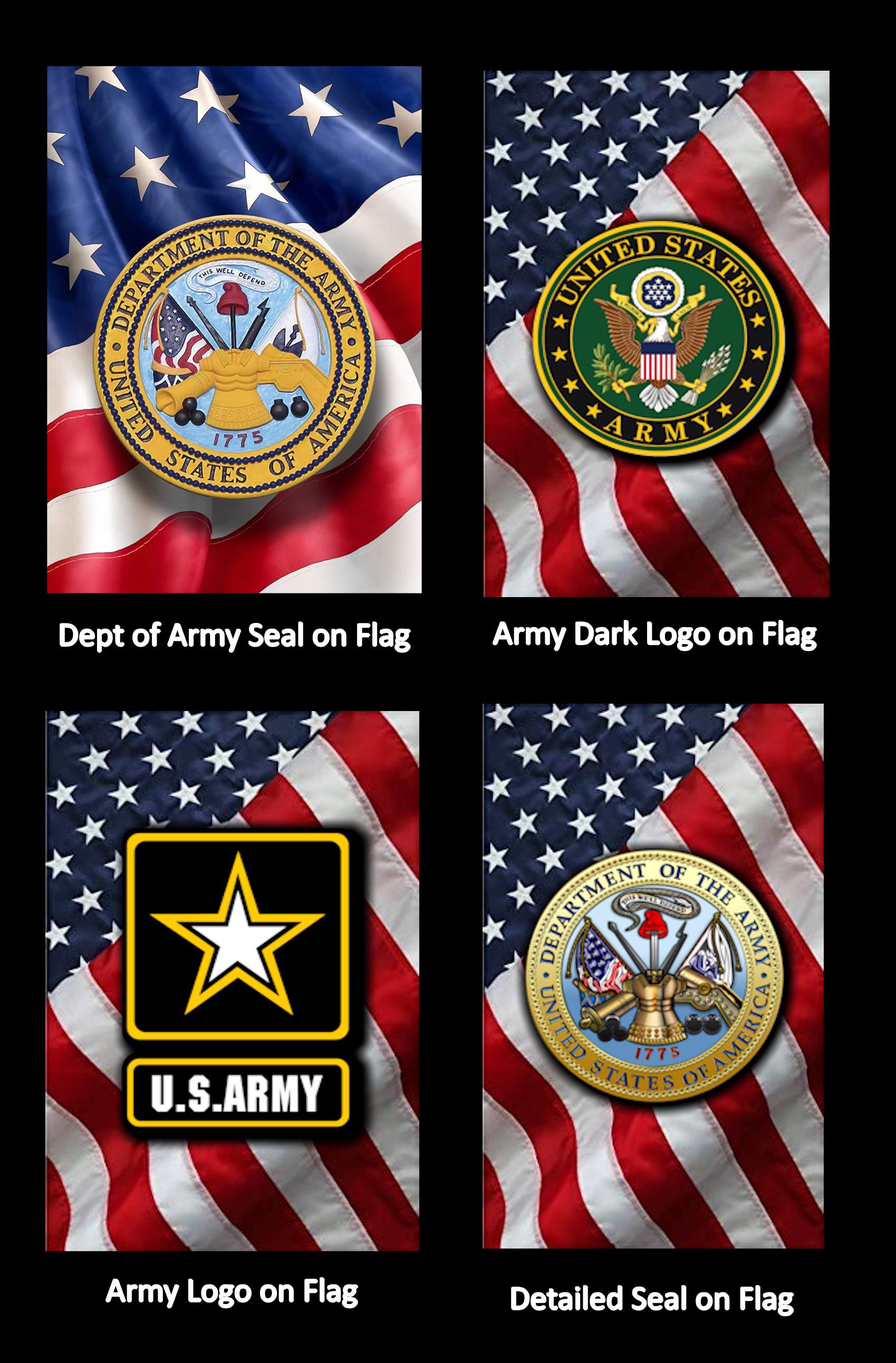 US Army on Flag Pen Blank