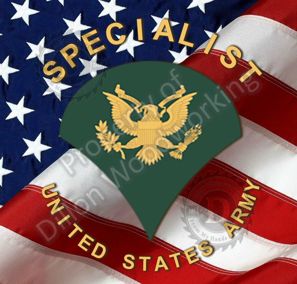 US Army Enlisted Rank Pen blanks